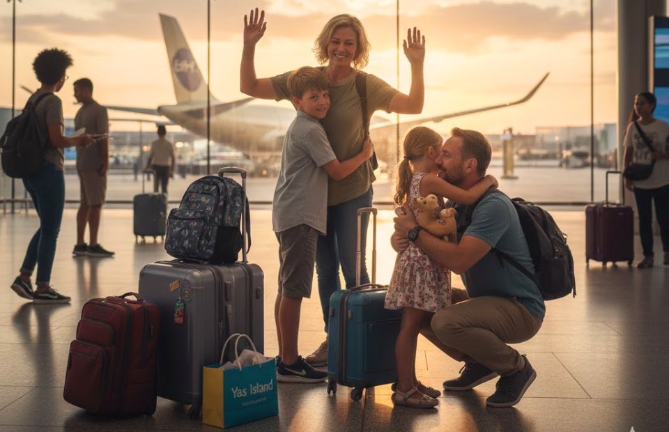 Departure from Abu Dhabi Airport