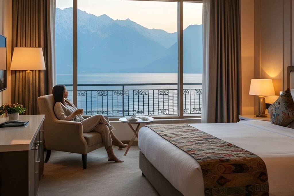 House Boat in the evening