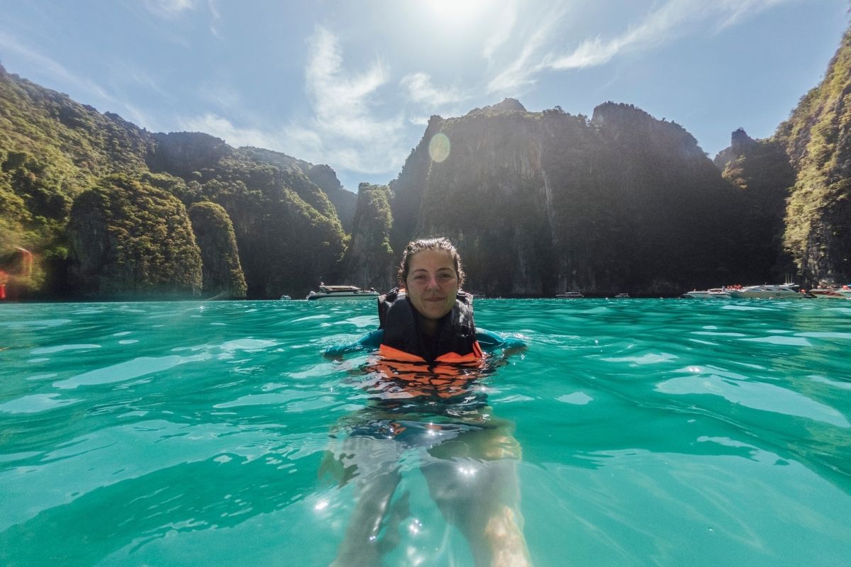 Phi Phi Island swimming