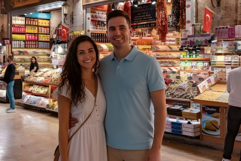 day shopping at the Spice Bazaar 
