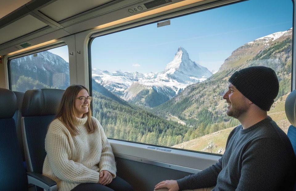 Alpine scenery to Zermatt