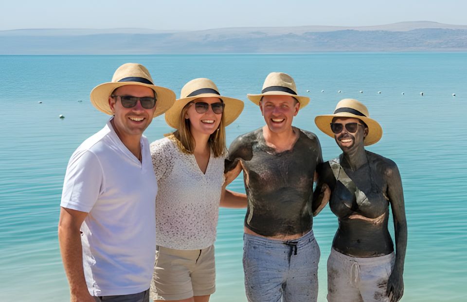 enjoying at Dead Sea